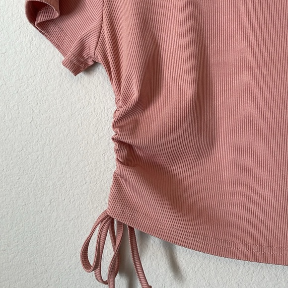 Shein Ribbed Crop Top - Picture 2 of 4